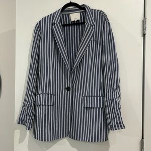 Tibi oversized striped blazer